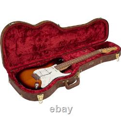 Étui Poodle marron pour Fender Stratocaster/Telecaster