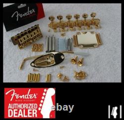 FENDER Stratocaster OR 2 1/16 Kit de matériel avec accordeurs Guitare Strat NOUVEAU 005-9561