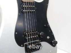 Fender 025175324 Série Boxer Stratocaster HH avec touche en palissandre et finition argent inca