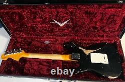 Fender 1969 Stratocaster Hss Heavy Relic Modern Specs Black Finish Custom Shop