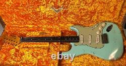 Fender 2020 1960 Stratocaster Heavy Relic Surf Green Custom Shop Strat 7.6lbs