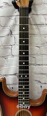 Fender American Acoustasonic Stratocaster Guitare Acoustique, Sunburst Demo