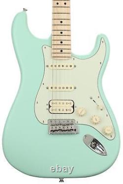 Fender American Performer Stratocaster HSS Satin Seafoam Green avec manche en érable