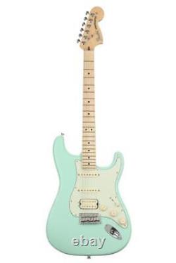 Fender American Performer Stratocaster HSS Satin Seafoam Green avec manche en érable