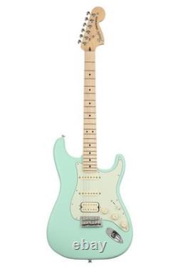 Fender American Performer Stratocaster HSS Satin Seafoam Green avec touche en érable