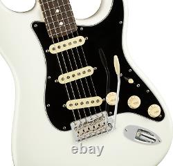 Fender American Performer Stratocaster, Tableau De Bord Rosewood, Blanc Arctique 2022