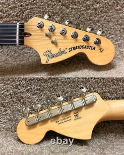 Fender American Performer Timber Stratocaster Honey Burst avec housse de transport