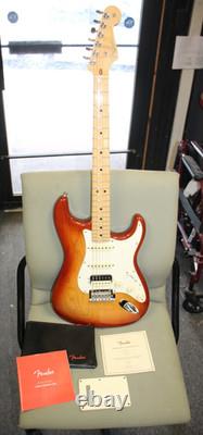 Fender American Pro Stratocaster HSS ShawBucker Sienna Sunburst de 2018 NMMT