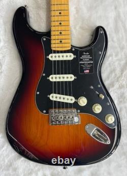Fender American Professional Classic Stratocaster, Sunburst 3 couleurs avec housse de transport