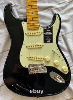 Fender American Professional II Stratocaster Guitare Électrique Noire Avec Démo de l'Etui