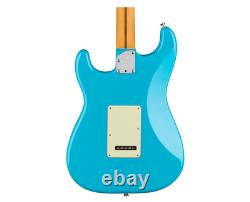 Fender American Professional II Stratocaster Miami Blue avec touche en érable - Boîte ouverte
