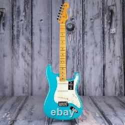 Fender American Professional II Stratocaster, Modèle de démonstration en bleu Miami