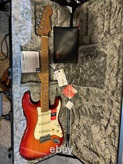 Fender American Professional Stratocaster avec manche en érable rôti