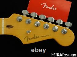 Fender American Ultra II Stratocaster Strat, manche avec mécaniques à blocage D en érable