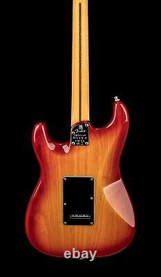 Fender American Ultra Luxe Stratocaster Plasma Red Burst #83421