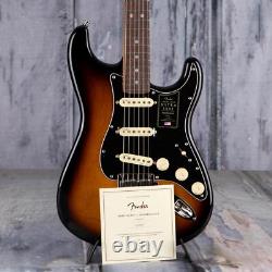 Fender American Ultra Luxe Stratocaster, Touche en Palissandre, Sunburst 2 Couleurs