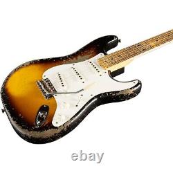 Fender CS 1957 Stratocaster Super Heavy Relic LE Guitare 2-Color Sunburst