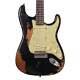 Fender Custom Shop 1960 Stratocaster Heavy Relic Black Electric Guitar Neuf