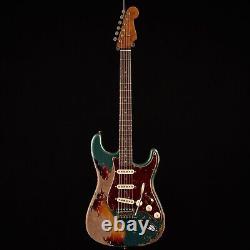 Fender Custom Shop 1961 Stratocaster Super Heavy Relic Sherwood Metallic 242   <br/>

	<br/>	 Atelier de personnalisation Fender 1961 Stratocaster Super Heavy Relic Sherwood Metallic 242