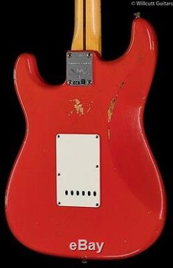 Fender Custom Shop 2017 Namm Limitée Stratocaster D-mag Aged Fiesta Red (079)