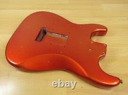 Fender Custom Shop Big Head Stratocaster Body Vintage 66 Relic Candy Apple Strat