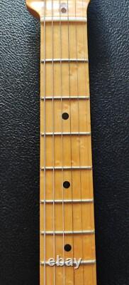 Fender Custom Shop Deluxe Stratocaster 2011 Jaune Graffiti OHSC Réglage neuf