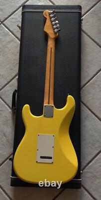 Fender Custom Shop Deluxe Stratocaster 2011 Jaune Graffiti OHSC Réglage neuf