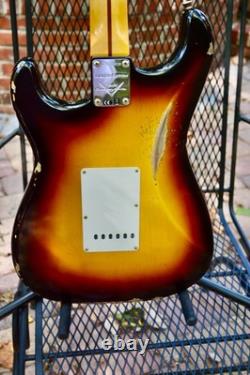 Fender Custom Shop Édition Limitée Fat 50s Stratocaster Relic 2-Color Sunburst