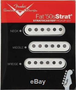 Fender Custom Shop Fat 50 Est Strat Ramassage Set Stratocaster Vintage Réédition Nouveau
