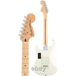 Fender Deluxe Roadhouse Stratocaster Maple Fingerboard Blanc Olympique