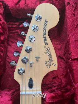 Fender Deluxe Roadhouse Stratocaster SSS Manche en érable Blanc olympique MINT