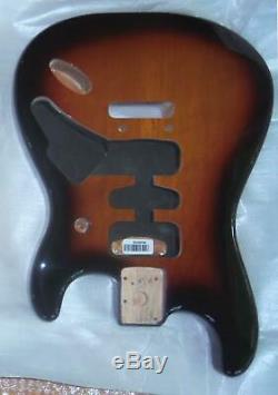 Fender Deluxe Sunburst MIM Sas Strat Body2 Point Bridgecontoured Talon-nouveau