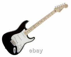 Fender Eric Clapton Stratocaster Noir Avec Maple Fb + Fender Play 12 M Sub