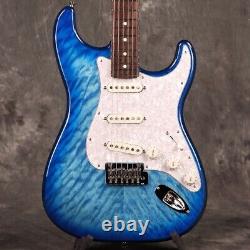 Fender / FSR Fabriqué au Japon Hybrid II Stratocaster Transparent Blue Burst