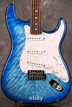 Fender / FSR Fabriqué au Japon Hybrid II Stratocaster Transparent Blue Burst