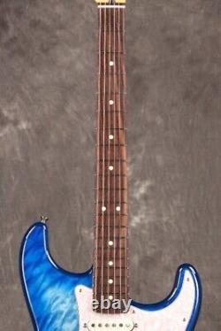 Fender / FSR Fabriqué au Japon Hybrid II Stratocaster Transparent Blue Burst