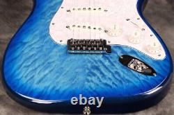 Fender / FSR Fabriqué au Japon Hybrid II Stratocaster Transparent Blue Burst