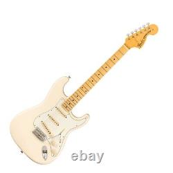 Fender Fabriquée au Japon JV Modifiée des années 60 Stratocaster Érable Blanc Olympique Guitare NEUVE
