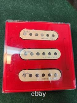 Fender Gen 4 Noiseless Stratocaster Pickup Set - NEUF - UNUSED - Blanc Vintage