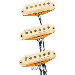 Fender Gen 4 Pickups Stratocaster Sans Bruit Ensemble De 3 Blancs Vieillis