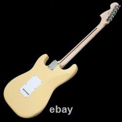 Fender Japon Exclusif Yngwie Malmsteen Signature Stratocaster Jaune Blanc