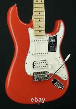 Fender Limited Edition Player Stratocaster HSS, Fiesta Red with Matching Headstock
<br/> 
 
 	 <br/>  
Fender Édition Limitée Player Stratocaster HSS, Fiesta Red avec Tête assortie