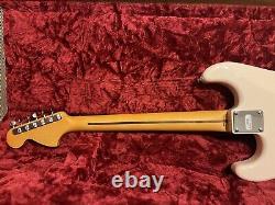 Fender MIJ Japan JV Stratocaster modifiée des années 60 avec touche en érable blanc olympique