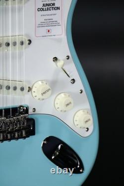 Fender MIJ Junior Collection Stratocaster érable satin bleu daphné N° de série JD24019670