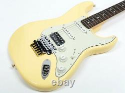 Fender Made In Japan Limited Stratocaster Avec Floyd Rose / Vintage White #gg67l