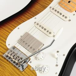 Fender Made in Japan FSR Hybrid II Stratocaster avec table en érable flammé 2-Color Sunburst