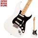 Fender Made In Japan Hybrid Ii Stratocaster Arctic White Maple Guitar Tout Neuf