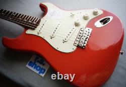 Fender Made in Japan Traditional Stratocaster des années 60 en palissandre Fiesta Red, neuve
