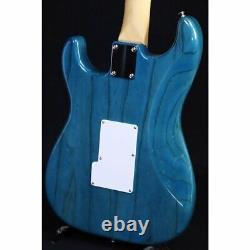 Fender Michiya Haruhata Stratocaster Bleu Caribéen Trans