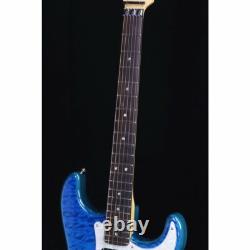 Fender Michiya Haruhata Stratocaster Bleu Caribéen Trans